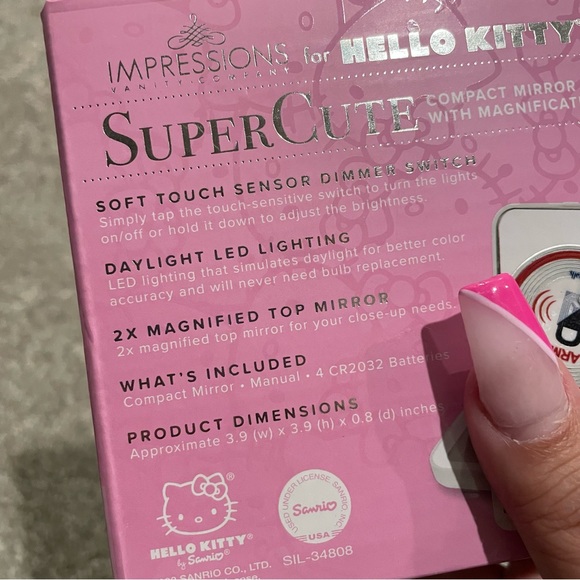 Hello Kitty x Impressions Compact Mirror - Picture 3 of 4